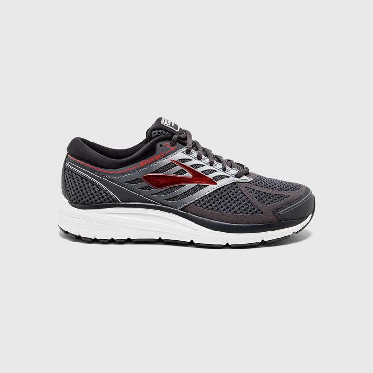 Brooks Addiction 13 NZ - Men's Road Running Shoes - Grey (43258-UNHB)